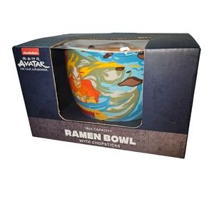 Nickelodeon Avatar The Last Airbender Ramen Bowl with Chopsticks 18oz